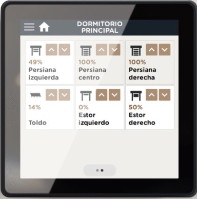 Controlador de estancias ONNA T 4", negro, Ref. OT01N