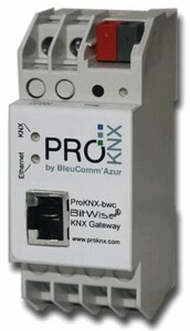 ProKNX bws - Gateway for the bi-directorial communication for bitwise controls extender (BC1 and/or BC2) with the KNX bus.