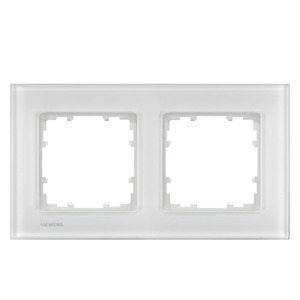 DELTA miro glass Frame 2-fold Authentic material white glass 161x 90 mm