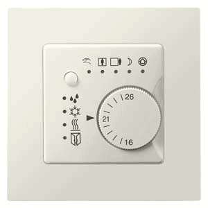Room Temperature Controller UP 237K, DELTA i-system titanium white