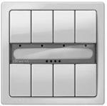 UP 287 PUSHBUTTON, QUADRUPLE, NEUTRAL DELTA STYLE, Ref. 5WG1 287-2AB21