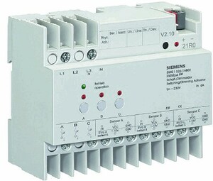 N 526/02 switch / dimming actuator, triple, 230 V AC, 50 / 60Hz, 6A, with integrated constant light level control