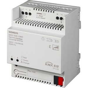 N 528D01 - Universal dimmer, 2 x 300 VA,  AC 230V, Ref. 5WG1528-1DB01