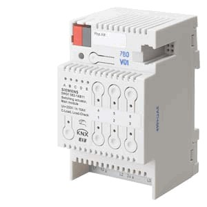KNX switching actuator, 3 binary outputs, 10A C-load, DIN rail, Ref. 5WG1 562-1AB11