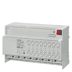 KNX switching actuator, 16 binary outputs , 230VAC, 10A, DIN rail, Ref. 5WG1 567-1AB22