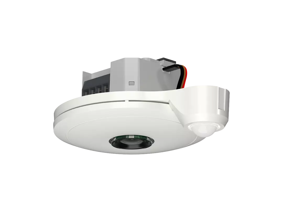 KNX Optical + PIR Presence Detector, Recessed Ceiling Mount, 360º, 11x15m, 6 Detection Zones, App Programming, White, 24V, Ref. 2269310