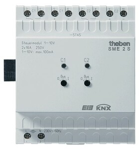 2-way 1-10 V control unit MIX. Extension module