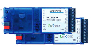 KNX TP Blue IO 551 CV secure - LED dimming actuator 4-fold with constant current